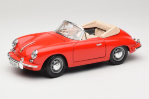 Porsche 356B Cabriolet Rosso Tchibo 1:18 45703 Pressofusione