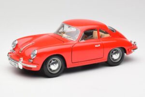 Porsche 356B Rosso Bburago 1:18 3021 Pressofusione
