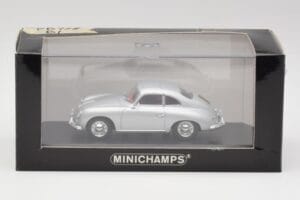 Porsche 356B Coupé Argento Minichamps 1:43 400064321 Pressofusione — immagine 4 di 4