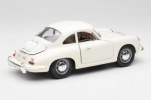 Porsche 356B Bianco Bburago 1:18 3021-M3 Pressofusione — immagine 3 di 8