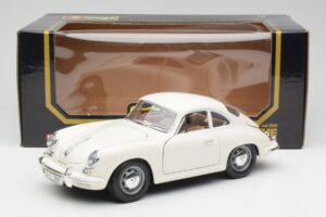 Porsche 356B Bianco Bburago 1:18 3021-M3 Pressofusione — immagine 8 di 8