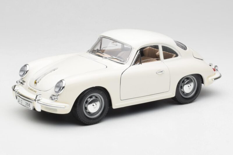 Porsche 356B Bianco Bburago 1:18 3021-M3 Pressofusione