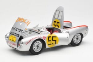 Porsche 550-1500 RS Spyder #55 H. Herrmann Carrera Panamericana 1954 AUTOart 1:18 85470 Pressofusione — immagine 2 di 8