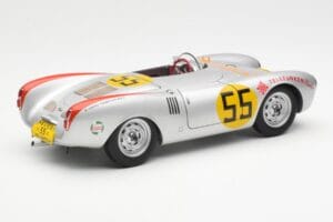 Porsche 550-1500 RS Spyder #55 H. Herrmann Carrera Panamericana 1954 AUTOart 1:18 85470 Pressofusione — immagine 3 di 8