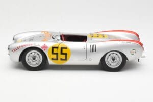 Porsche 550-1500 RS Spyder #55 H. Herrmann Carrera Panamericana 1954 AUTOart 1:18 85470 Pressofusione — immagine 4 di 8