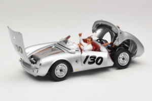 Porsche 550 A Spyder Little Bastard James Dean Schuco 1:18 450033200 Pressofusione — immagine 2 di 8