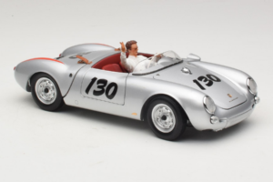 Porsche 550 A Spyder Little Bastard James Dean Schuco 1:18 450033200 Pressofusione — immagine 6 di 8