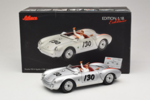Porsche 550 A Spyder Little Bastard James Dean Schuco 1:18 450033200 Pressofusione — immagine 8 di 8