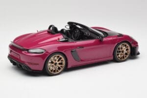 Porsche 718 982 Spyder RS Weissach Package Ruby Star Neo GT Spirit 1:18 GT486 Resina — immagine 2 di 6