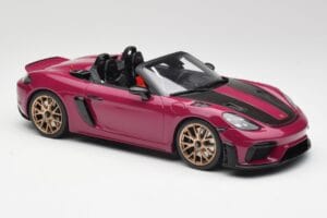 Porsche 718 982 Spyder RS Weissach Package Ruby Star Neo GT Spirit 1:18 GT486 Resina — immagine 4 di 6