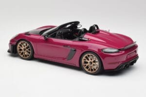 Porsche 718 982 Spyder RS Weissach Package Ruby Star Neo GT Spirit 1:18 GT486 Resina — immagine 5 di 6