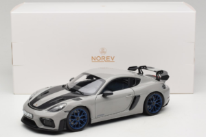 Porsche 718 Cayman 982 GT4 RS Weissach Package Chalk Norev 1:18 187253 Pressofusione — immagine 8 di 8