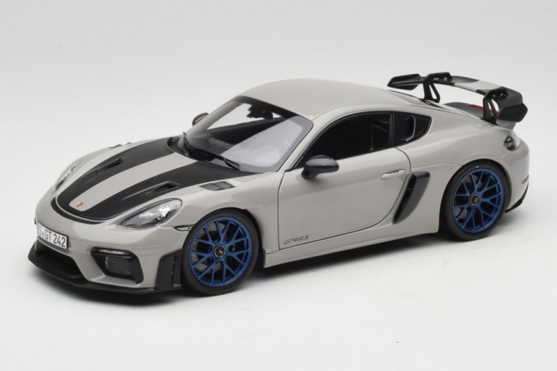 Porsche 718 Cayman 982 GT4 RS Weissach Package Chalk Norev 1:18 187253 Pressofusione