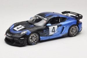 Porsche 718 Cayman GT4 RS Clubsport Nero Blu Otto 1:18 OT469 Resina