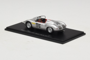 Porsche 718 RS 61 #136 S. Moss / G. Hill Porsche KG Targa Florio 1961 Spark 1:43 S4149 Resina — immagine 3 di 4
