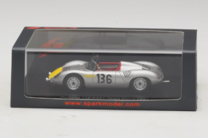 Porsche 718 RS 61 #136 S. Moss / G. Hill Porsche KG Targa Florio 1961 Spark 1:43 S4149 Resina — immagine 4 di 4