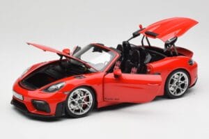 Porsche 718 Spyder RS Guards Red Norev 1:18 187271 Pressofusione — immagine 2 di 8