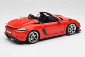 Porsche 718 Spyder RS Guards Red Norev 1:18 187271 Pressofusione — immagine 3 di 8