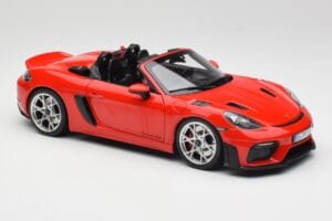Porsche 718 Spyder RS Guards Red Norev 1:18 187271 Pressofusione — immagine 6 di 8