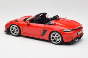 Porsche 718 Spyder RS Guards Red Norev 1:18 187271 Pressofusione — immagine 7 di 8