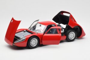 Porsche 904 GTS Rosso Minichamps 1:18 180067720 Pressofusione — immagine 2 di 7