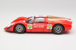 Porsche 906E BP World Record Runs Monza 1967 Minichamps 1:18 100676100 Pressofusione — immagine 4 di 8