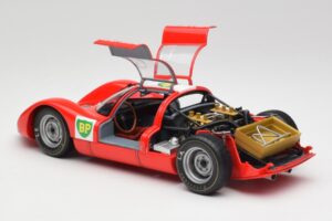 Porsche 906E BP World Record Runs Monza 1967 Minichamps 1:18 100676100 Pressofusione — immagine 5 di 8