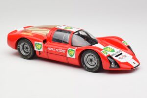 Porsche 906E BP World Record Runs Monza 1967 Minichamps 1:18 100676100 Pressofusione — immagine 6 di 8