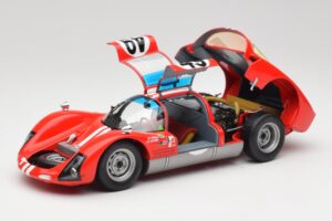 Porsche 906K #49 R. Vogele / J. Siffert 12 Hours of Sebring 1966 Minichamps 1:18 100666149 Pressofusione — immagine 2 di 8