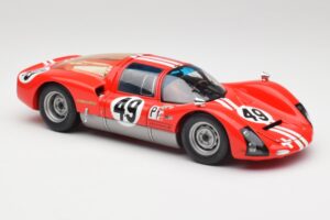 Porsche 906K #49 R. Vogele / J. Siffert 12 Hours of Sebring 1966 Minichamps 1:18 100666149 Pressofusione — immagine 6 di 8