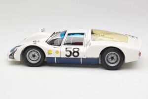 Porsche 906K #58 G. Klass / R. Stommelen 24 Hours of Le Mans 1966 Minichamps 1:18 100666158 Pressofusione — immagine 4 di 8