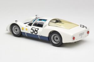 Porsche 906K #58 G. Klass / R. Stommelen 24 Hours of Le Mans 1966 Minichamps 1:18 100666158 Pressofusione — immagine 7 di 8