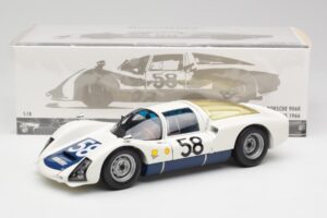 Porsche 906K #58 G. Klass / R. Stommelen 24 Hours of Le Mans 1966 Minichamps 1:18 100666158 Pressofusione — immagine 8 di 8