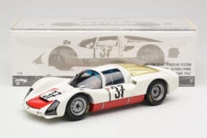 Porsche 906 K #37 V. Elford / B. Pon Porsche System 24 Hours of Le Mans 1967 Minichamps 1:18 100676137 Pressofusione — immagine 8 di 8