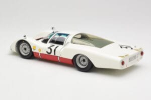 Porsche 906 LH #31 H. Herrmann / H. Linge Porsche System Engineering 24 Hours of Le Mans 1966 Minichamps 1:18 100666131 Press — immagine 7 di 8