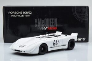 Porsche 908/02 #66A S. McQueen Holtville 1970 AUTOart 1:18 87073 Pressofusione — immagine 8 di 8