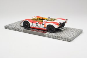 Porsche 908/02 Spyder #6 K. Lins / R. Attwood Nürburgring 1000km 1969 Minichamps 1:18 107692006 Pressofusione — immagine 5 di 6