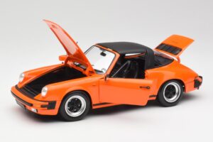 Porsche 911 930 Carrera 3.2 Targa Arancione Minichamps 1:18 100063064 Pressofusione — immagine 2 di 8