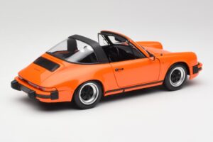 Porsche 911 930 Carrera 3.2 Targa Arancione Minichamps 1:18 100063064 Pressofusione — immagine 3 di 8