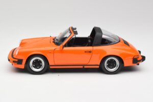 Porsche 911 930 Carrera 3.2 Targa Arancione Minichamps 1:18 100063064 Pressofusione — immagine 4 di 8
