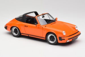 Porsche 911 930 Carrera 3.2 Targa Arancione Minichamps 1:18 100063064 Pressofusione — immagine 6 di 8