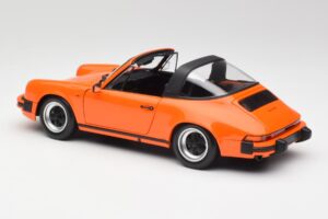 Porsche 911 930 Carrera 3.2 Targa Arancione Minichamps 1:18 100063064 Pressofusione — immagine 7 di 8