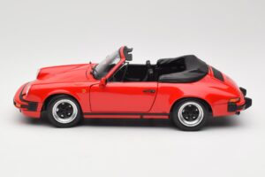 Porsche 911 930 Carrera 3.2 Cabriolet Guards Red Minichamps 1:18 110063030 Pressofusione — immagine 4 di 8