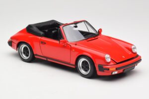 Porsche 911 930 Carrera 3.2 Cabriolet Guards Red Minichamps 1:18 110063030 Pressofusione — immagine 6 di 8