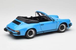 Porsche 911 930 Carrera Cabriolet Blu Minichamps 1:18 100063032 Pressofusione — immagine 3 di 8