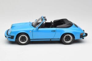 Porsche 911 930 Carrera Cabriolet Blu Minichamps 1:18 100063032 Pressofusione — immagine 4 di 8
