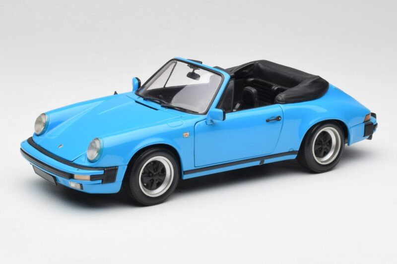 Porsche 911 930 Carrera Cabriolet Blu Minichamps 1:18 100063032 Pressofusione