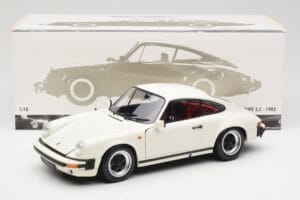 Porsche 911 930 Carrera 3.2 Grand Prix White Minichamps 1:18 100063024 Pressofusione — immagine 8 di 8