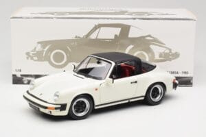 Porsche 911 930 Carrera Targa 3.2 Grand Prix White Minichamps 1:18 100063062 Pressofusione — immagine 8 di 8