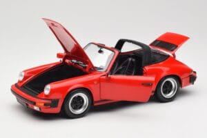 Porsche 911 930 Carrera Targa 3.2 Guards Red Minichamps 1:18 100063061 Pressofusione — immagine 2 di 9